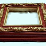 CORNICE BAROCCO IN LEGNO per specchi e dipinti N.A. C39L - Firmata !