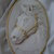 Ovale shabby con cavallo