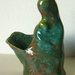 Sculturina informale in ceramica - Firmata " MATERNITA' " N.A. 604 con AUTENTICA in pieghevole !