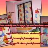 coordinati per camerette...tendine, portaoggetti, paracolpi,portapannolini....