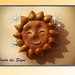 MAGNETE girasole simil thun fimo + SCATOLINA REGALO!
