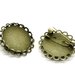 Base per Spilla Cammeo Tondo Color Bronzo 25mm adatto a cabochon 20 mm