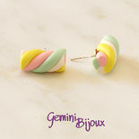 Orecchini a lobo Marshmallows
