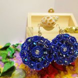 Orecchini Precius Flower Cobalt