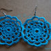 Orecchini all'uncinetto "Elegant Turquoise"