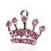 CORONCINA STRASS ROSA