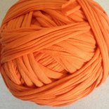 Fettuccia cotone piquet arancio