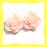 2 Cabochon 20mm rosa pallido