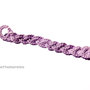 Bracciale crochet intreccio lilla