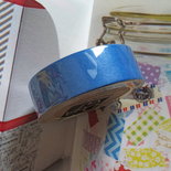 1 washi tape con celeste mare