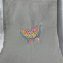 Runner in cotone,con farfalle ricamate,runner per tavolo,accessori casa