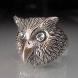 Anello mod. Gufo in argento 925 pieno
