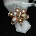 Anello con perle