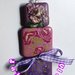 Collana con pendente viola 