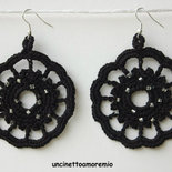 Orecchini crochet notte di luna