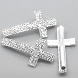 CHARM  CROCE CON STRASS 4.7X2.4 MM