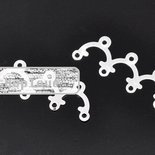 CONNETTORE 7 FORI SILVER 28X8,5 MM