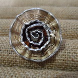 Anello rosellina beige