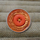 Anello bottone arancione