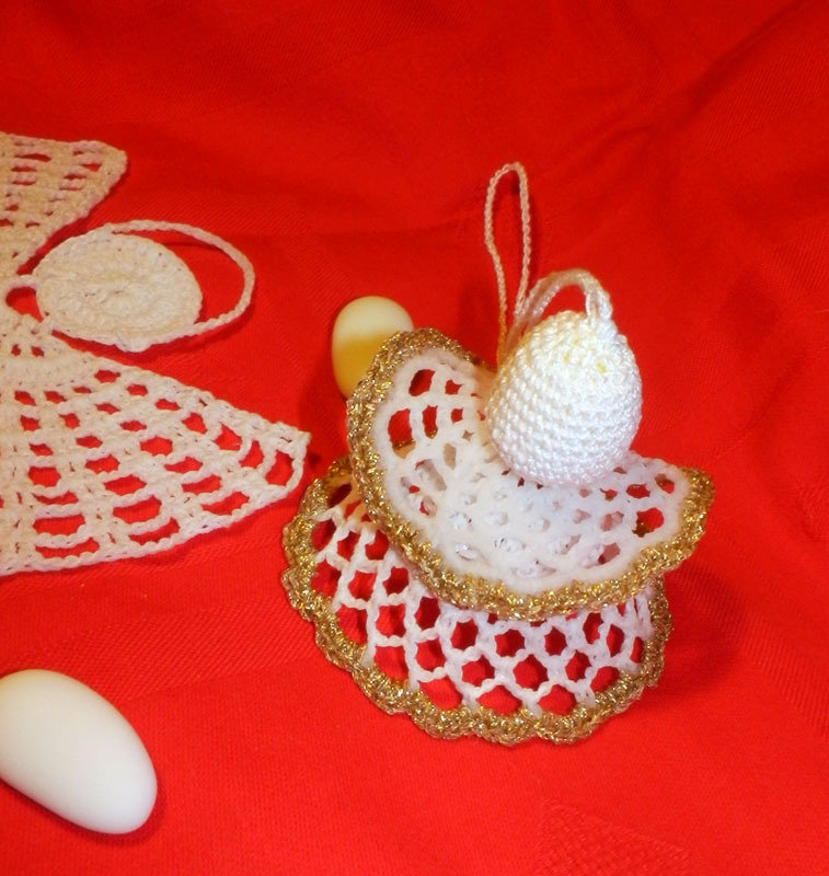 Angeli Uncinetto Tutorial Alti 25 Cm
