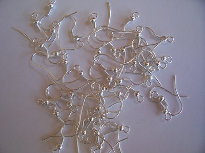 50 Monachelle silver per orecchini 50 Monachelle silver per orecchini