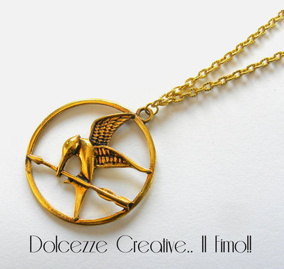 SALDI Collana ORO HUNGER GAME - GHIANDAIA IMITATRICE SALDI Collana ORO HUNGER GAME - GHIANDAIA IMITATRICE