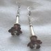 Orecchini - Brown flowers