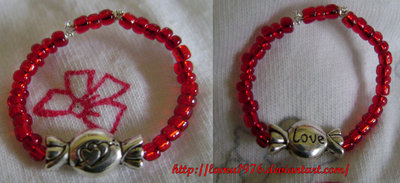 Anello con perline e charms Anello con perline e charms