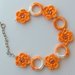 BRACCIALE FIORI AD UNCINETTO 