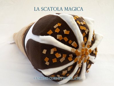 Cuscino cornetto gelato Cuscino cornetto gelato