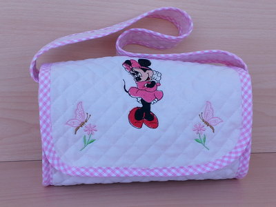Borsa sacca portatutto nascita ricamo Borsa sacca portatutto nascita ricamo