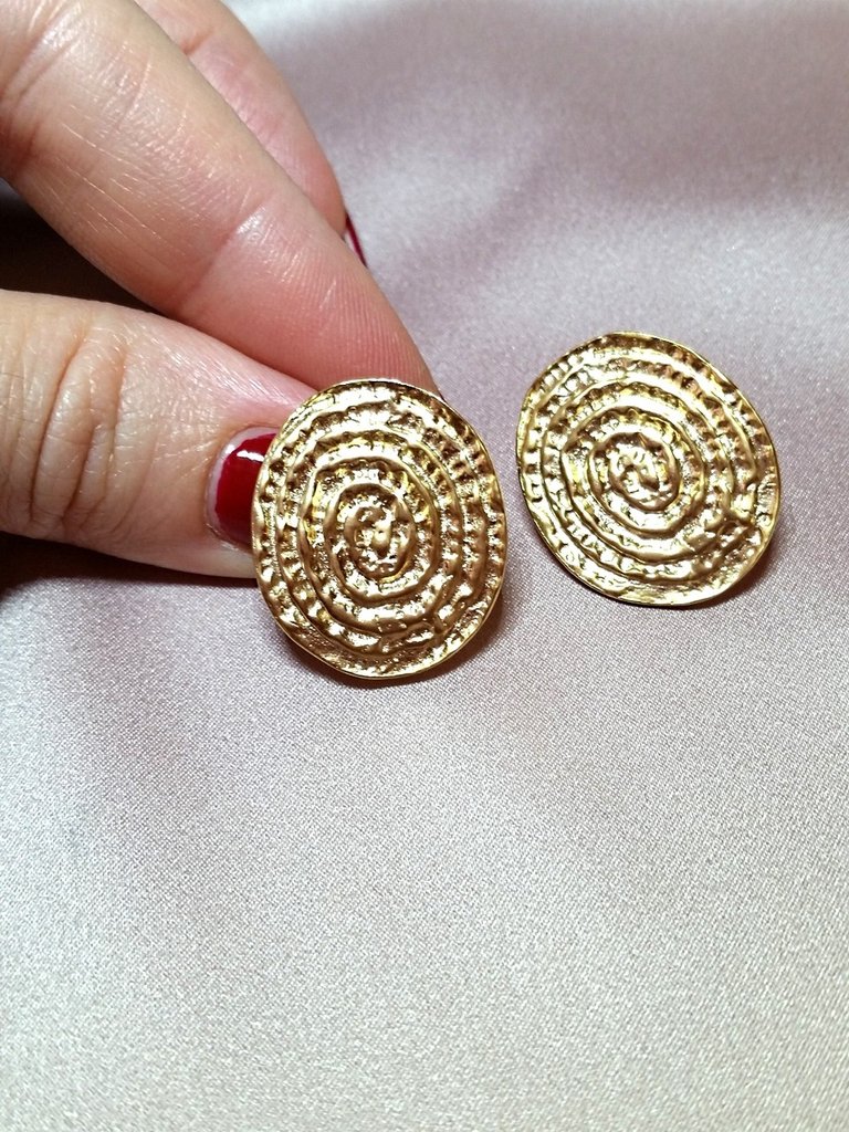 20 Pezzi Gancio Per Orecchini In Acciaio Placcato Oro 35 Mm - Foto 9