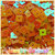 Paillettes quadrate arancioni