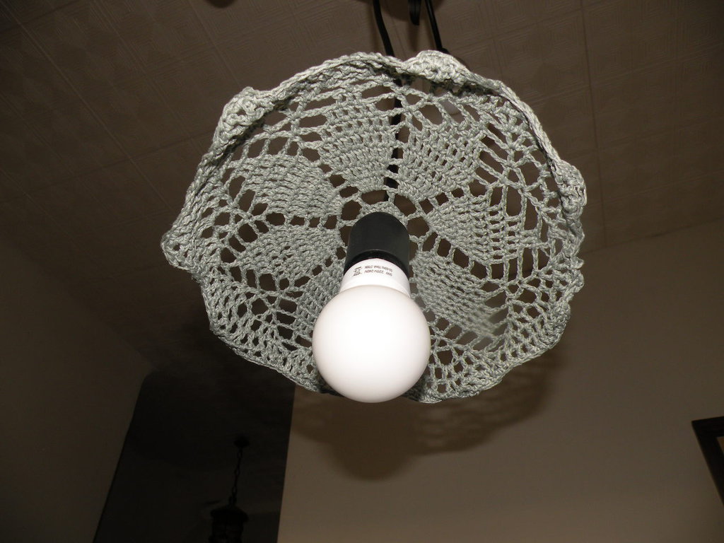Arredamento lampadario a uncinetto per la casa e per te arreda ...