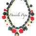 Collana Queen of Hearts charms