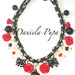 Collana Queen of Hearts charms