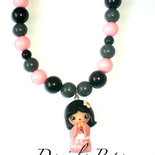 Collana Jap doll Pink & Black