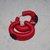Anelle Fimo Rosse
