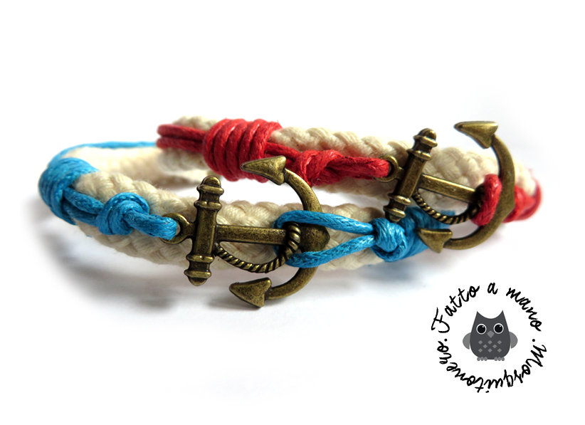 12 Bracciali Surfer In Corda Nautica - Regolabili, Per Uomo E Donna, Stile Marino E Boho - Foto 13