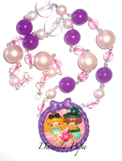 Collana Cammeo Alice e Cappellaio Collana Cammeo Alice e Cappellaio