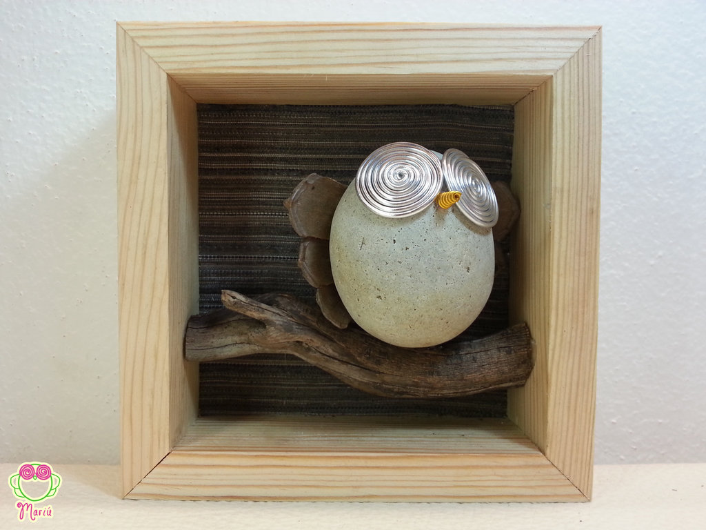 Pebble art decorazione per camerette dei bambini owl wall art ...