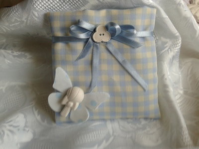 BOMBONIERA PORTA CONFETTI BUSTINA SERIE "BABYBLUE" BOMBONIERA PORTA CONFETTI BUSTINA SERIE "BABYBLUE"