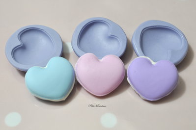 Stampo Silicone Flessibile cuore macaron,Miniature cibo,gioielli,charms,macaron,fimo,polymer clay,resina,sapone,dolce,20mm,Parigi ST161 Stampo Silicone Flessibile cuore macaron,Miniature cibo,gioielli,charms,macaron,fimo,polymer clay,resina,sapone,dolce,20mm,Parigi ST161