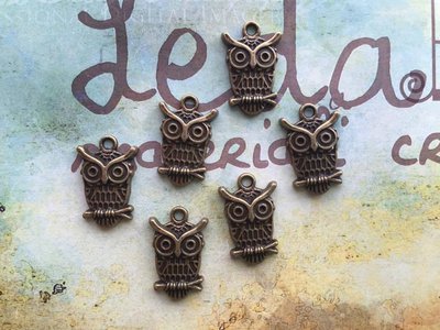 Charm Gufo bronzo Charm Gufo bronzo