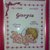 Quadretto nascita "Baby Angel" -punto croce-