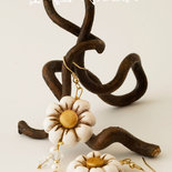 Orecchini Flower - T06 - Bianco/Oro
