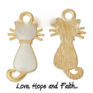 Charm/Ciondolo "Gattino" (23mmx12mm) (cod.37235) Charm/Ciondolo "Gattino" (23mmx12mm) (cod.37235)