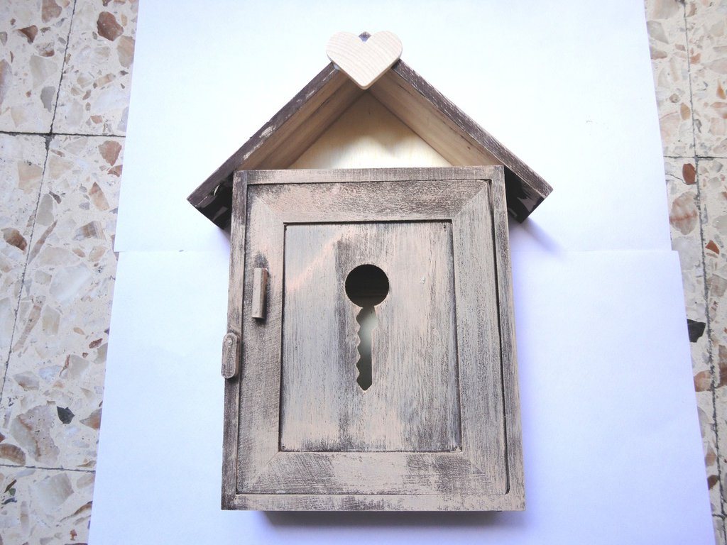 Casetta portachiavi shabby chic per la casa e per te decorare ...