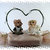 Cake topper swarovsky