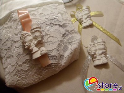 SPOSINI IN GESSO PROFUMATO - SEGNAPOSTO - BOMBONIERA SPOSINI IN GESSO PROFUMATO - SEGNAPOSTO - BOMBONIERA